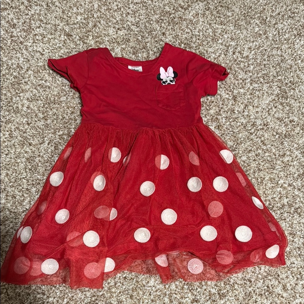 Hanna Andersson Disney Collection Minnie Mouse Dress with Polka Dots